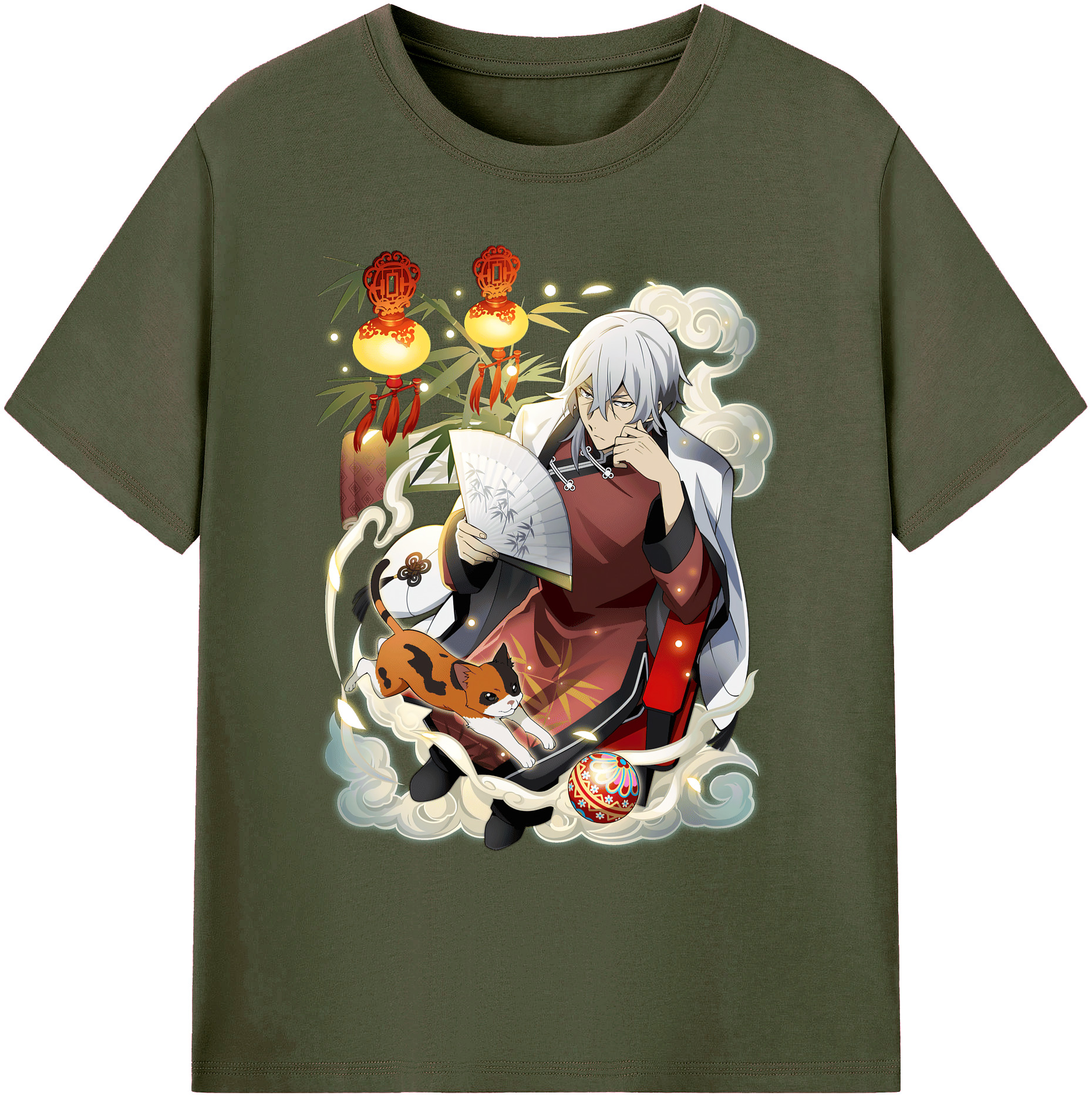 （画像用） 文豪ストレイドッグス Bungo Stray Dogs 綿100％ メンズ半袖Tシャツ｜肌触りやわらか＆通気性